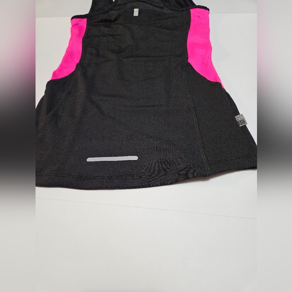 Women's Workout Stretch Tank Top W/Back Shoulder Pocket Size XS #W-353 - Picture 5 of 15